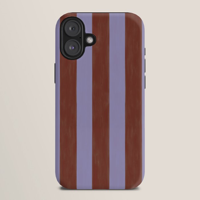 wide stripe in cacao iPhone Case Gallery Image 10