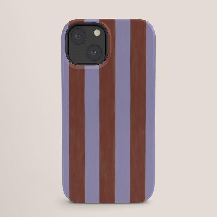 wide stripe in cacao iPhone Case Gallery Image 25