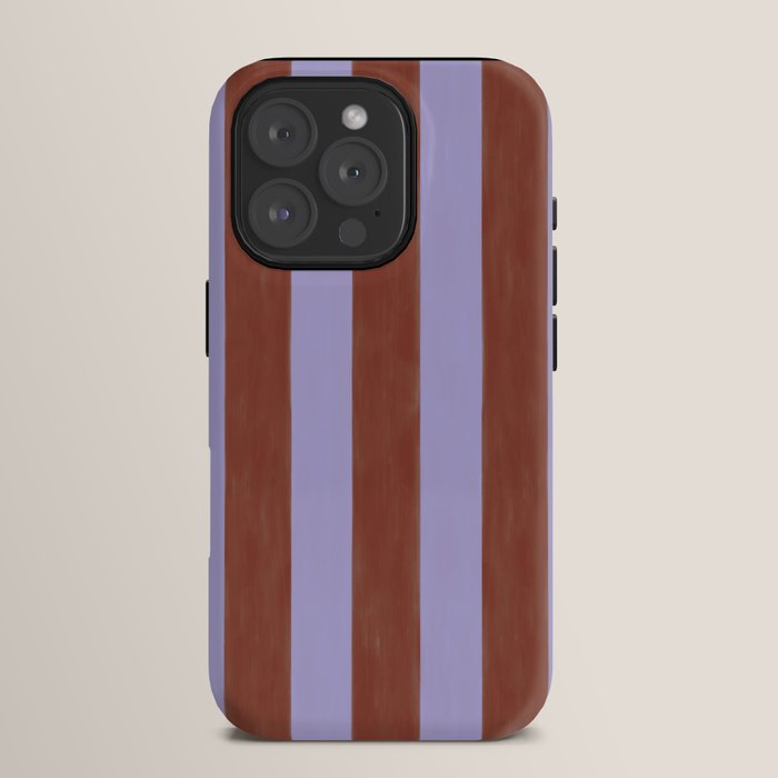 wide stripe in cacao iPhone Case Gallery Image 15