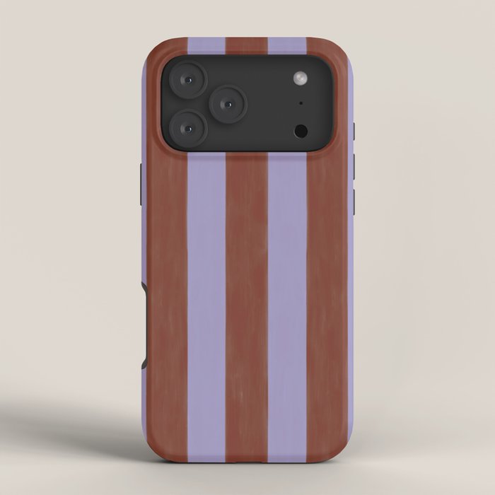 wide stripe in cacao iPhone Case Gallery Image 4