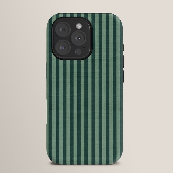 Pinstripe in Green iPhone Case Gallery Image 15
