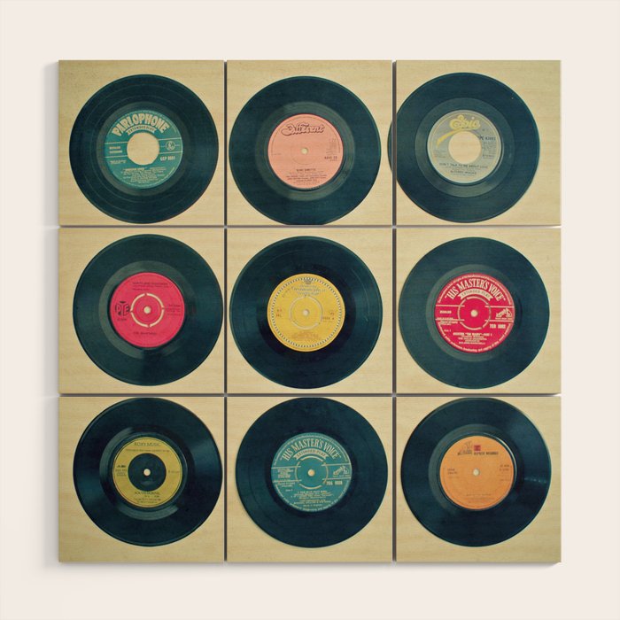 Vinyl Collection Wood Wall Art Gallery Image 2