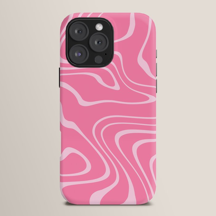 Pink Abstract Swirl Pattern iPhone Case Gallery Image 16