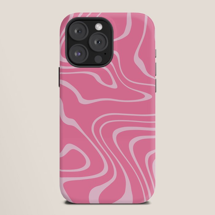 Pink Abstract Swirl Pattern iPhone Case Gallery Image 12