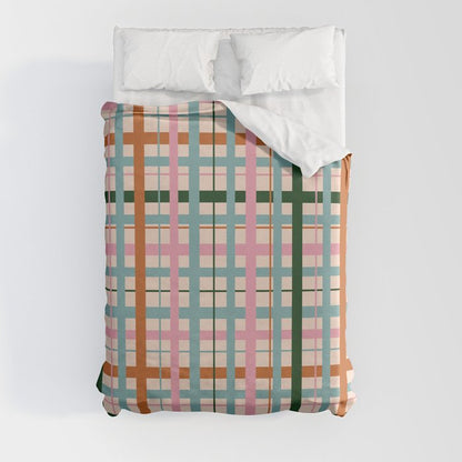 Gingham - Pastel Color Duvet Cover Gallery Image 3