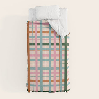 Gingham - Pastel Color Duvet Cover Gallery Image 5