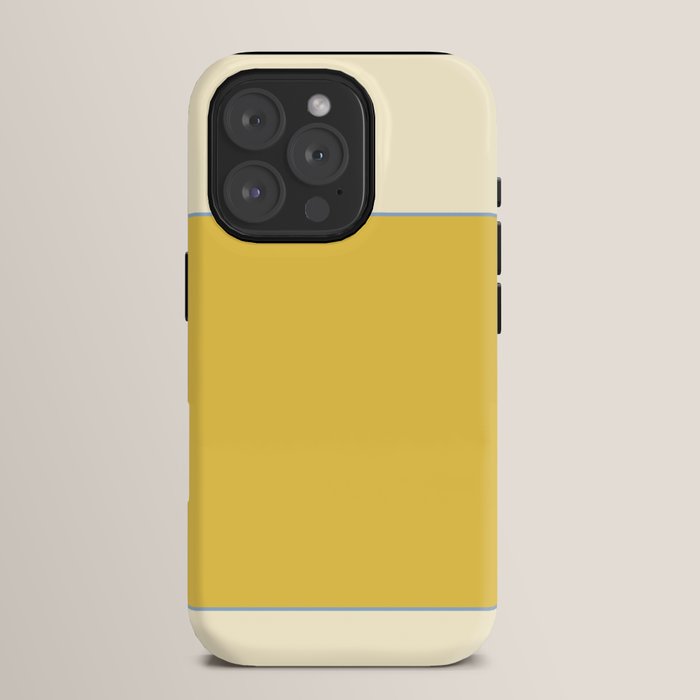 Sunshine Yellow Color Block Warm Vintage iPhone Case Gallery Image 15