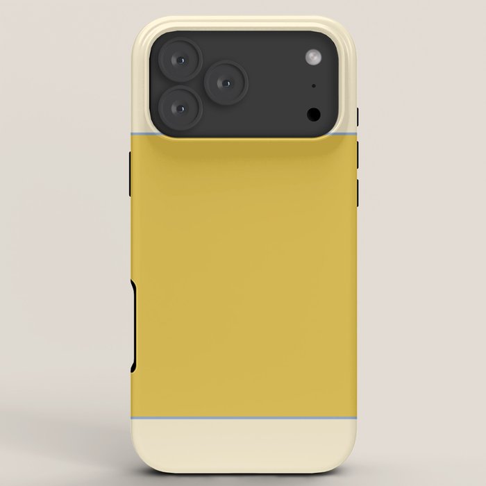 Sunshine Yellow Color Block Warm Vintage iPhone Case Gallery Image 8