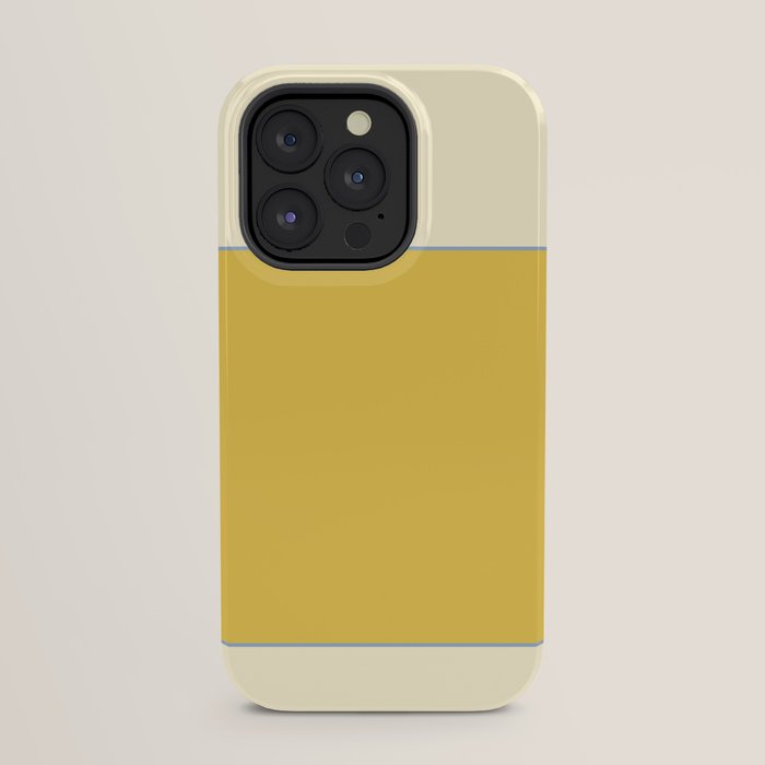 Sunshine Yellow Color Block Warm Vintage iPhone Case Gallery Image 31