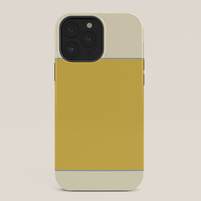 Sunshine Yellow Color Block Warm Vintage iPhone Case Gallery Image 36