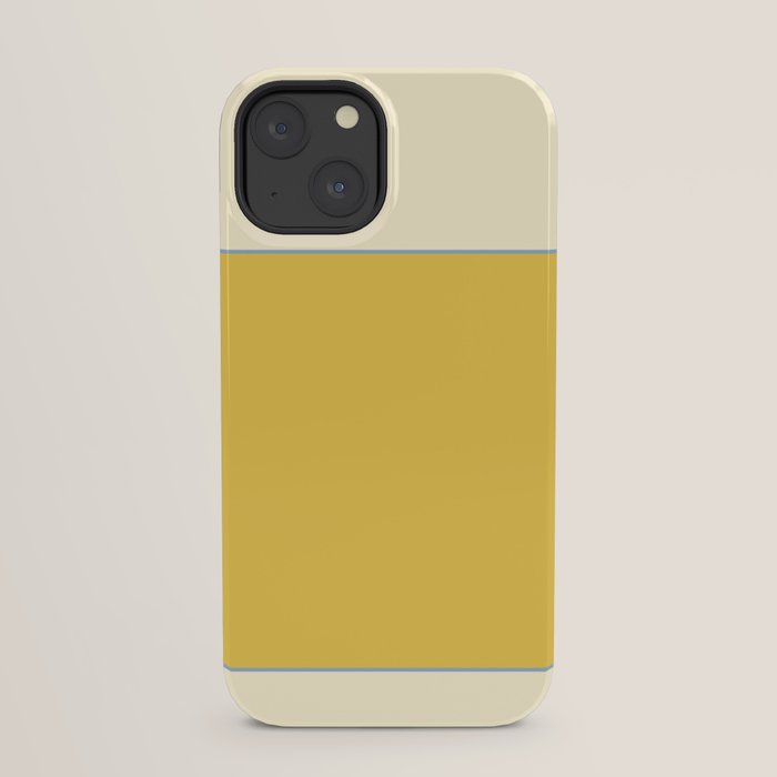 Sunshine Yellow Color Block Warm Vintage iPhone Case Gallery Image 29