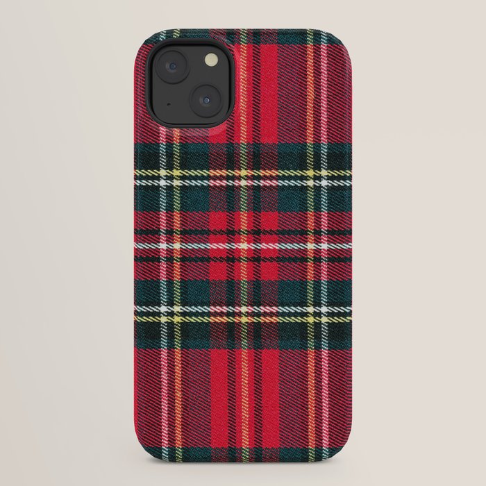 Black Red Tartan Plaid Scottish Pattern iPhone Case Gallery Image 22
