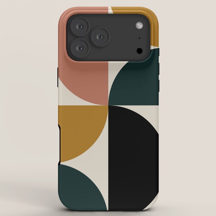 Bauhaus Mid Century Modern Geometric I iPhone Case Gallery Image 8