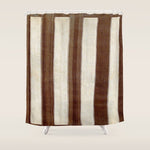 Bakhtiari Antique Chahar Mahal Persian Kilim Print Shower Curtain Gallery Image 1