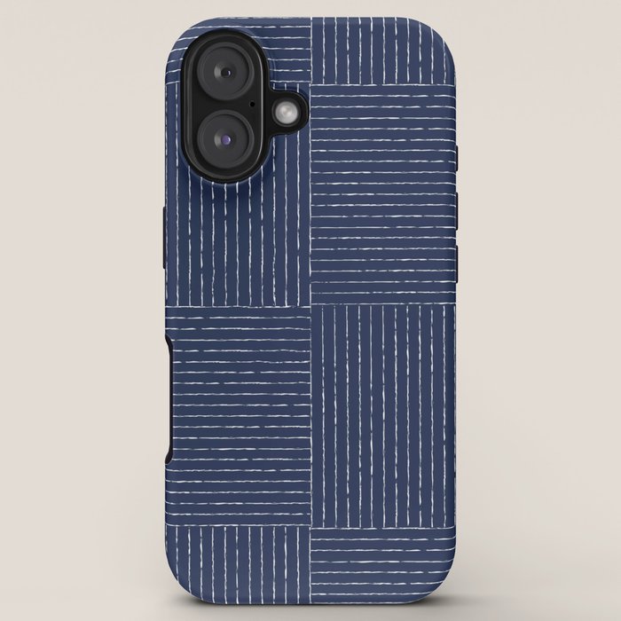 Lines III (Navy) iPhone Case Gallery Image 5