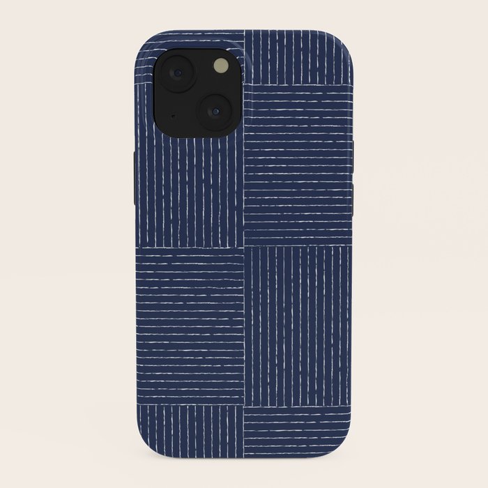 Lines III (Navy) iPhone Case Gallery Image 38