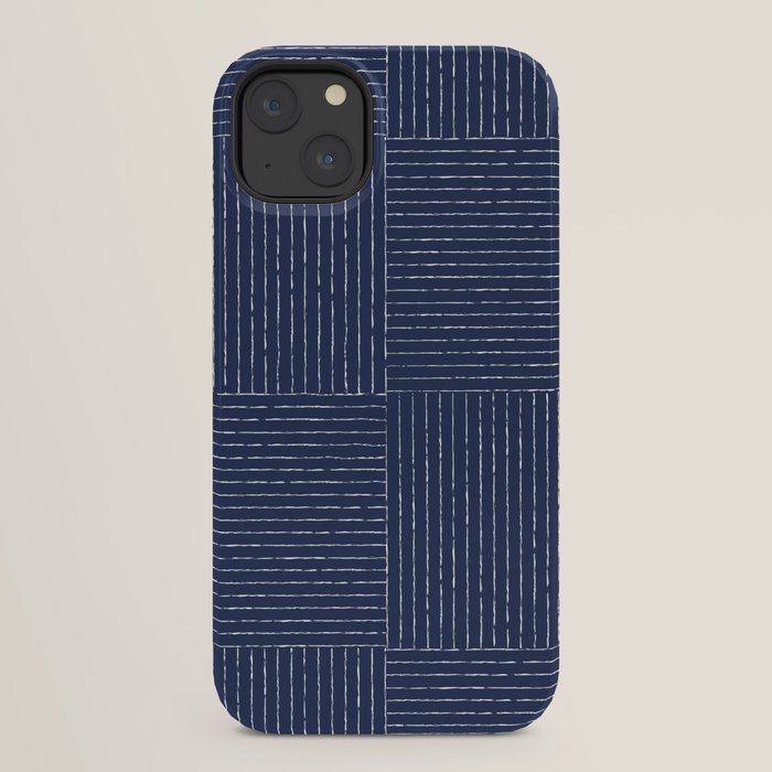Lines III (Navy) iPhone Case Gallery Image 30