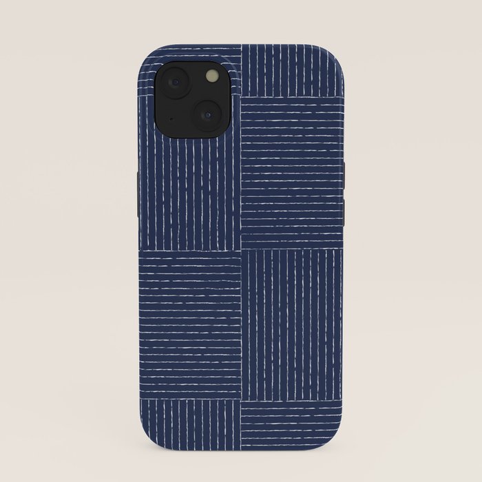 Lines III (Navy) iPhone Case Gallery Image 37