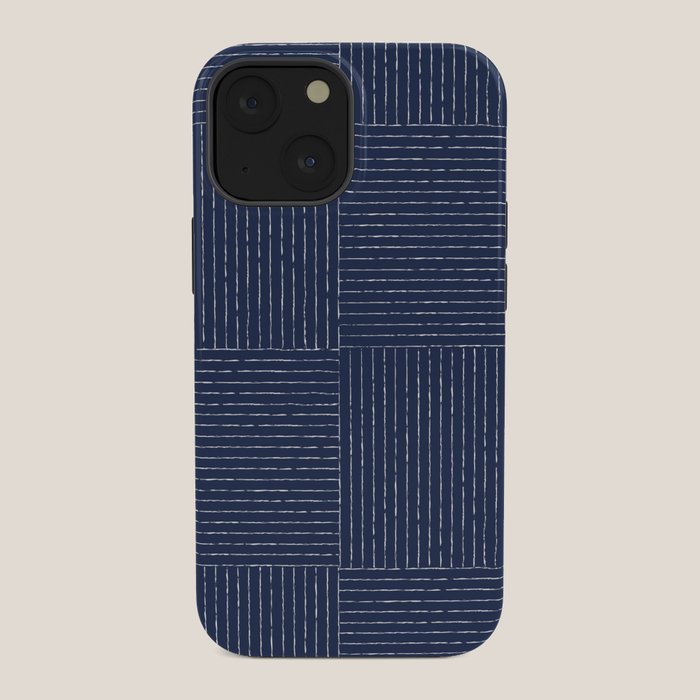 Lines III (Navy) iPhone Case Gallery Image 34
