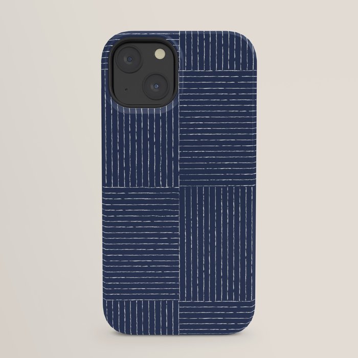 Lines III (Navy) iPhone Case Gallery Image 29