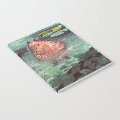 Capybara in the pond Notebook Gallery Image 2