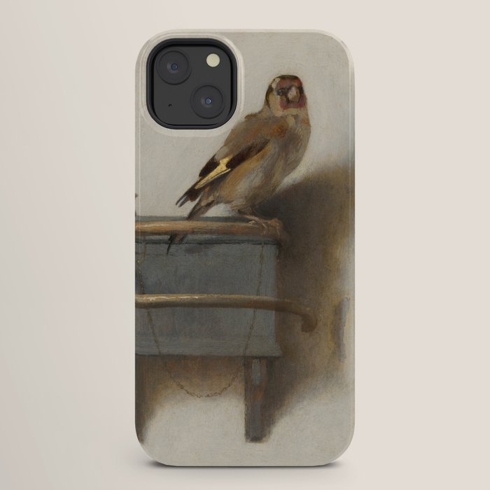 The Goldfinch Painting by Carel Fabritius, 1654 iPhone Case Gallery Image 26
