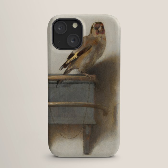 The Goldfinch Painting by Carel Fabritius, 1654 iPhone Case Gallery Image 17