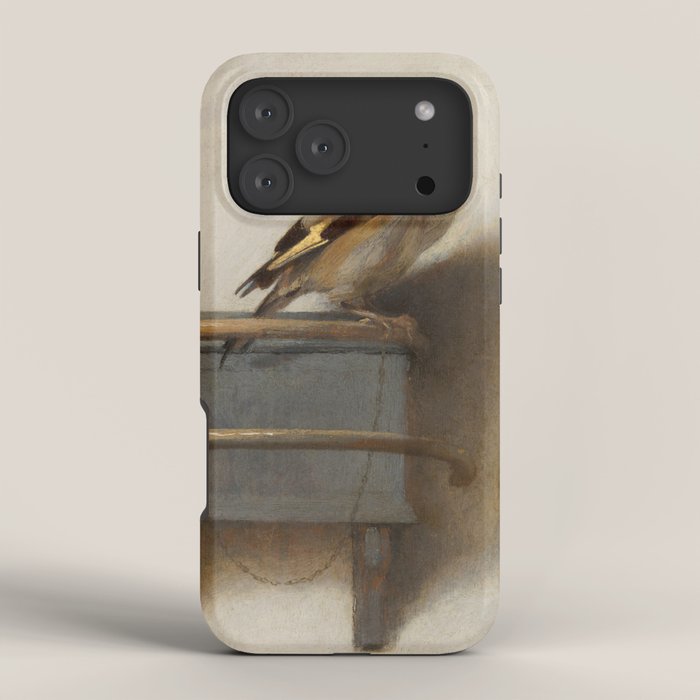 The Goldfinch Painting by Carel Fabritius, 1654 iPhone Case Gallery Image 4