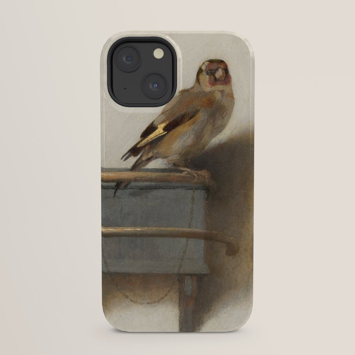 The Goldfinch Painting by Carel Fabritius, 1654 iPhone Case Gallery Image 29