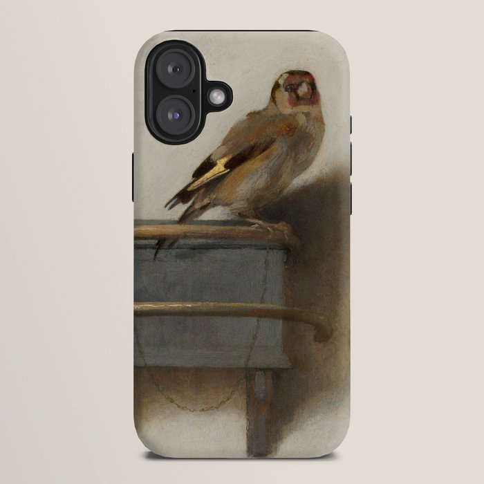 The Goldfinch Painting by Carel Fabritius, 1654 iPhone Case Gallery Image 10