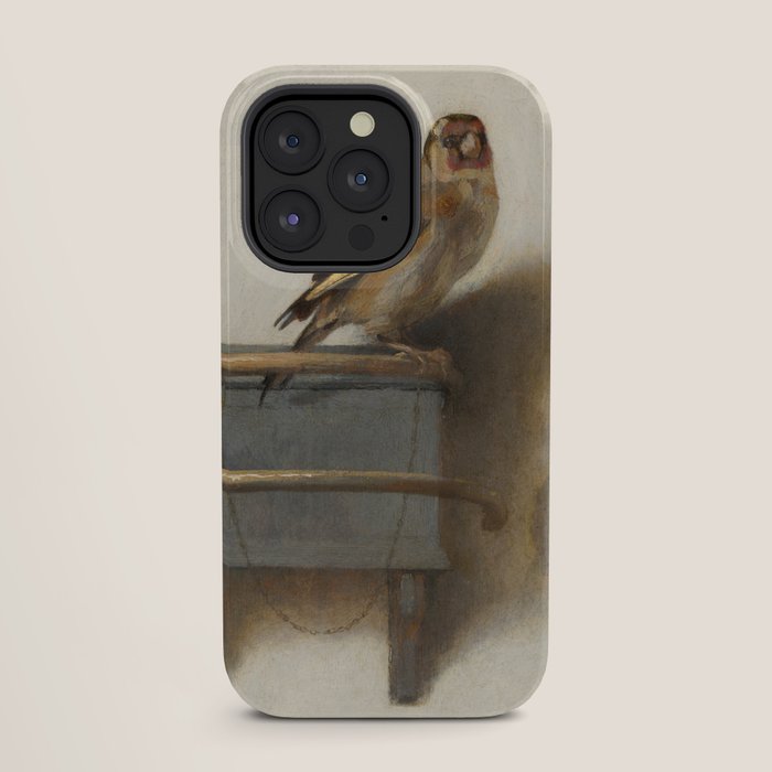 The Goldfinch Painting by Carel Fabritius, 1654 iPhone Case Gallery Image 27