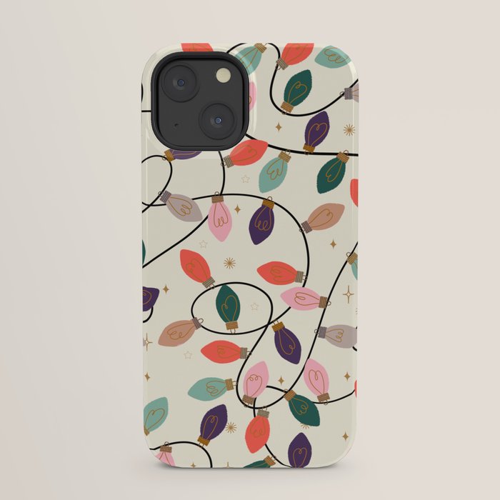 Whimsical Festive String Lights Seamless Pattern iPhone Case Gallery Image 21
