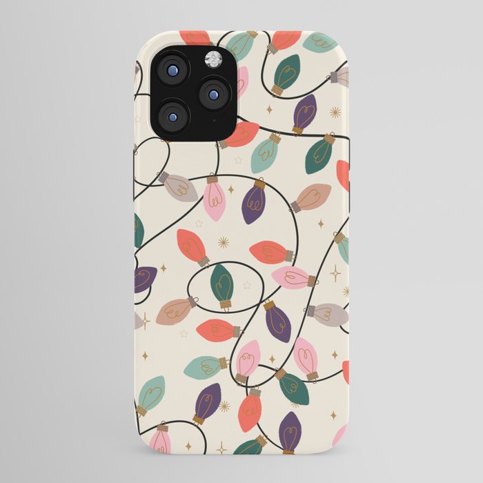Whimsical Festive String Lights Seamless Pattern iPhone Case Gallery Image 43