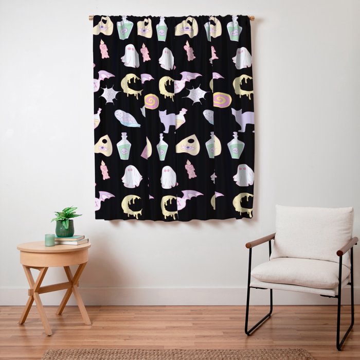 Pastel Goth Window Curtain Gallery Image 7