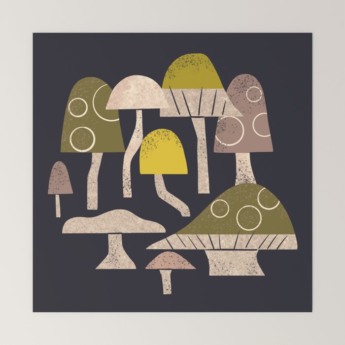 Toadstools Mini Art Print Gallery Image 6