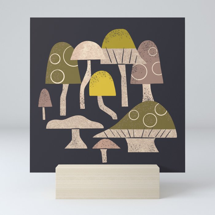 Toadstools Mini Art Print Gallery Image 5
