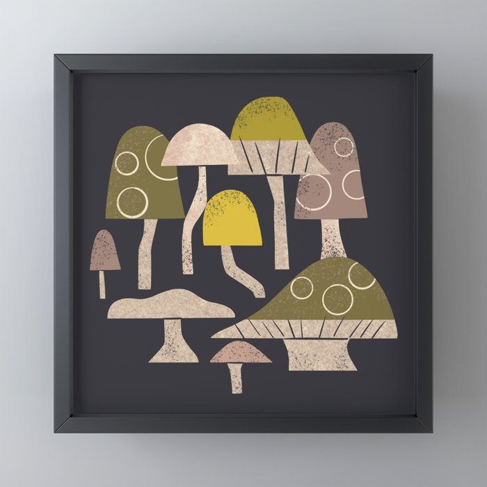 Toadstools Mini Art Print Gallery Image 3
