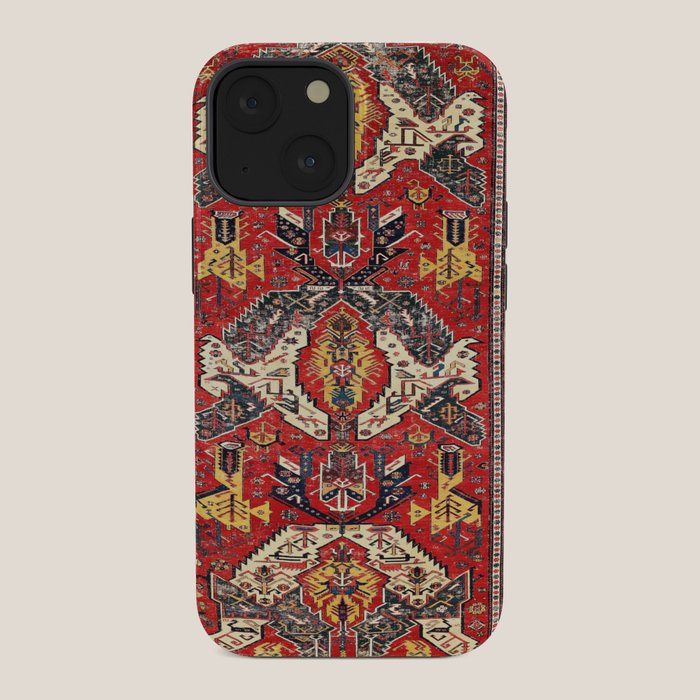 Dragon Sumakh Antique East Caucasus Kuba Rug Print iPhone Case Gallery Image 34