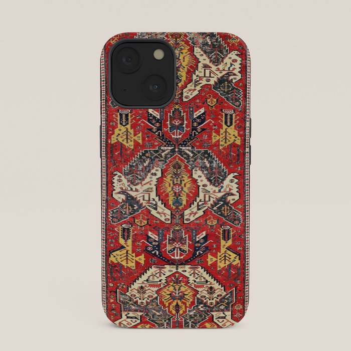 Dragon Sumakh Antique East Caucasus Kuba Rug Print iPhone Case Gallery Image 33