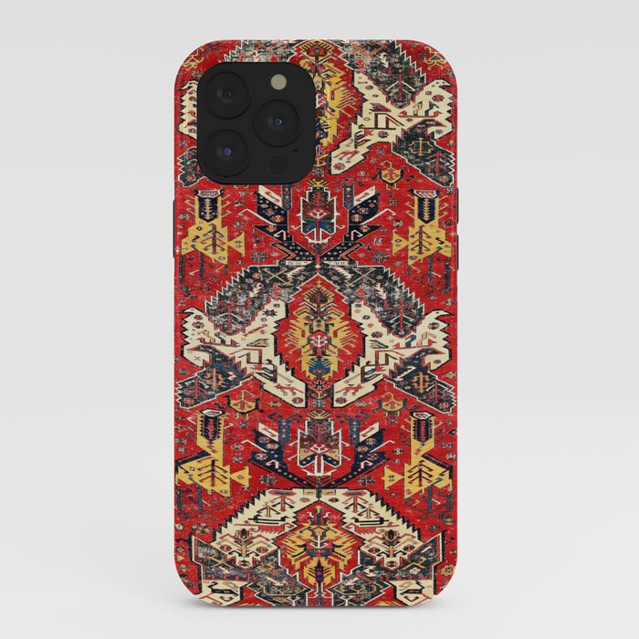 Dragon Sumakh Antique East Caucasus Kuba Rug Print iPhone Case Gallery Image 40