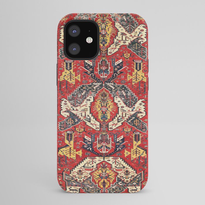 Dragon Sumakh Antique East Caucasus Kuba Rug Print iPhone Case Gallery Image 42