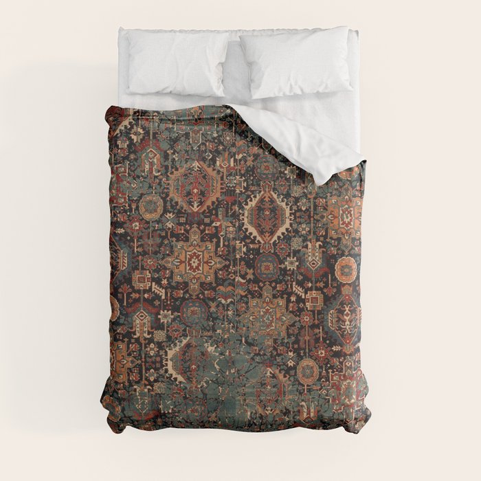 Vintage Traditional Moroccan Rug Duvet Cover Gallery Image 3