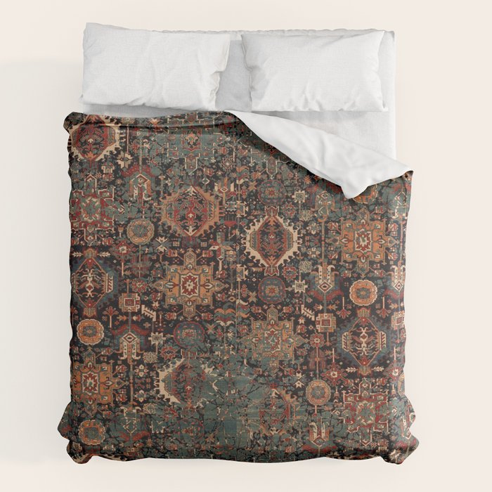 Vintage Traditional Moroccan Rug Duvet Cover Gallery Image 2