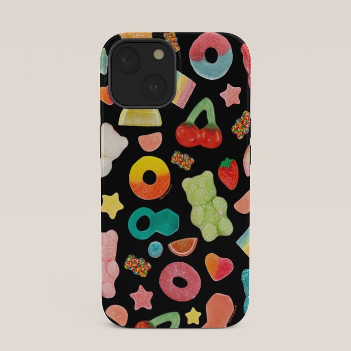 Candy Print in Black iPhone Case Gallery Image 33