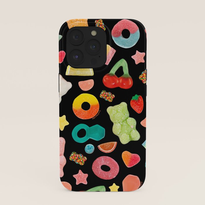 Candy Print in Black iPhone Case Gallery Image 39