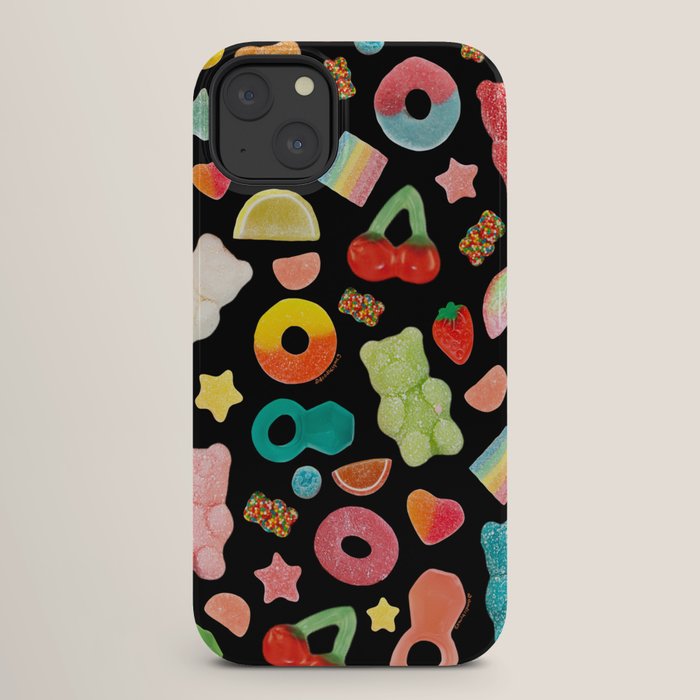 Candy Print in Black iPhone Case Gallery Image 26