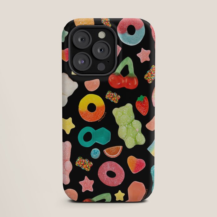 Candy Print in Black iPhone Case Gallery Image 19