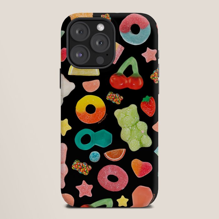 Candy Print in Black iPhone Case Gallery Image 12