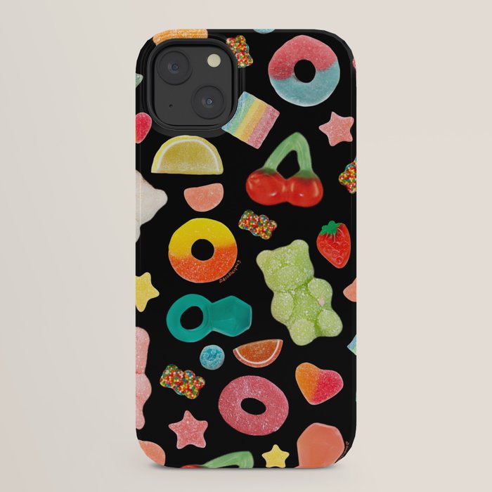 Candy Print in Black iPhone Case Gallery Image 22