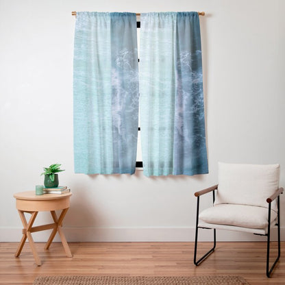 Turquoise Sea Window Curtain Gallery Image 11